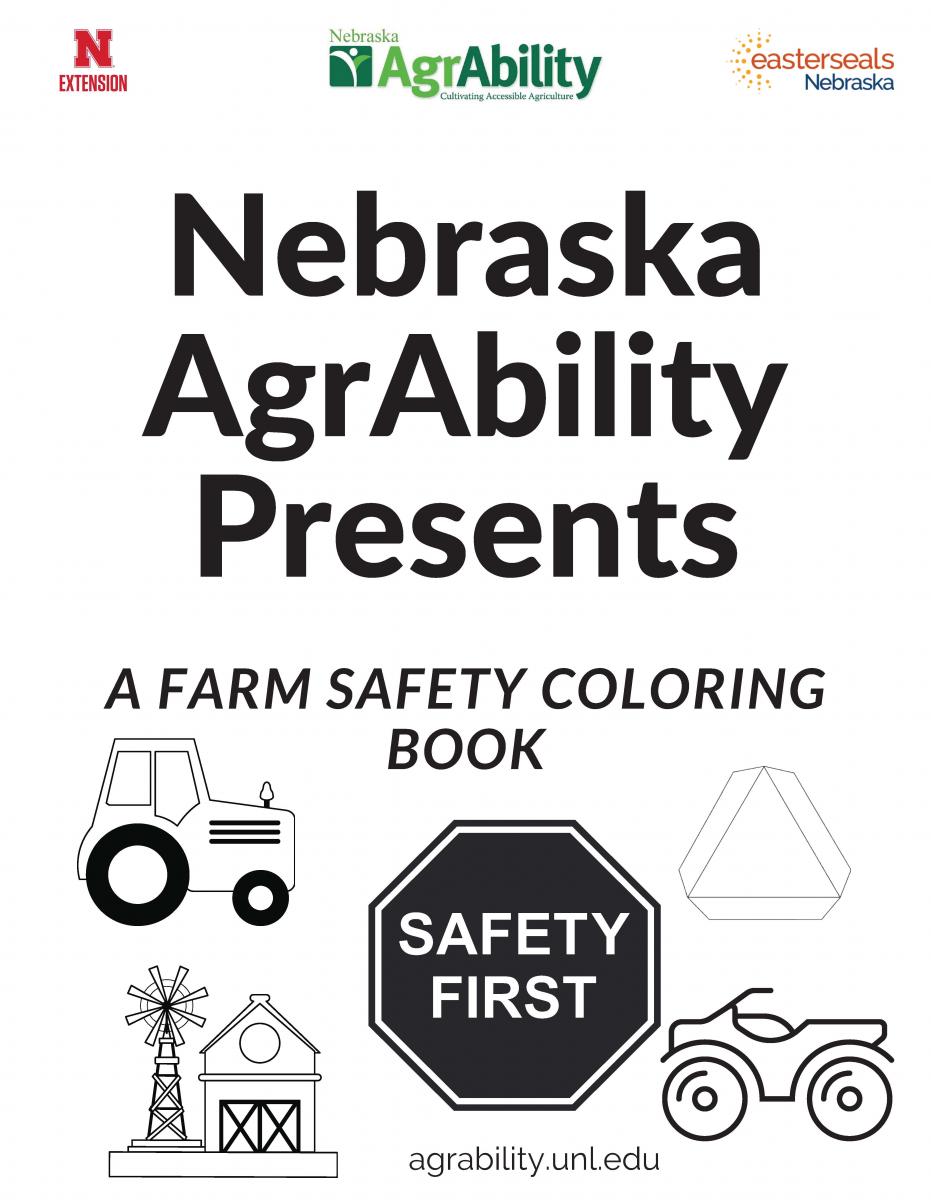farm safety coloring book